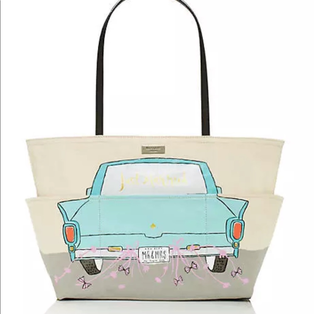 EUC Kate Spade wedding bells tote